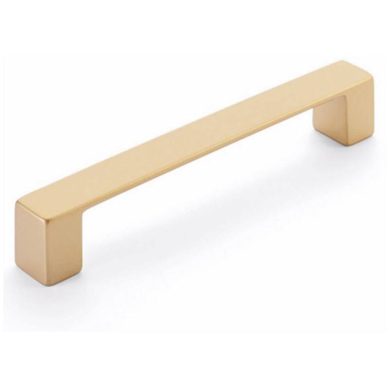 Schaub and Company Classico 5-1/16" Center to Center Modern Handle - Signature Satin Brass