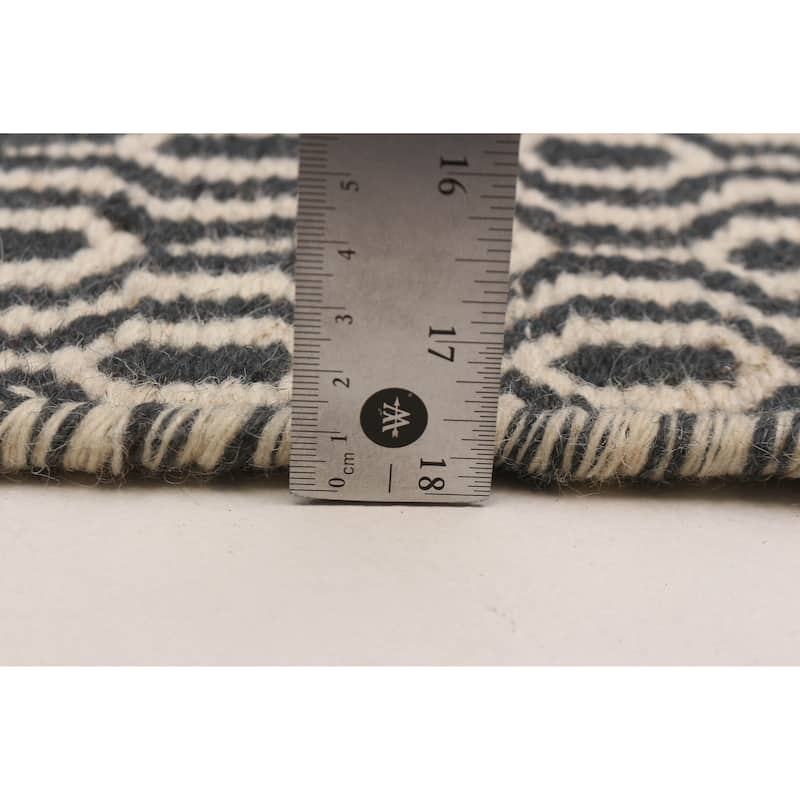 Nevada Grey Kilim 5'3" x 7'4" - 5'3 x 7'4