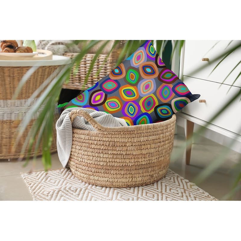 Modern Leaf Pile Accent Pillow