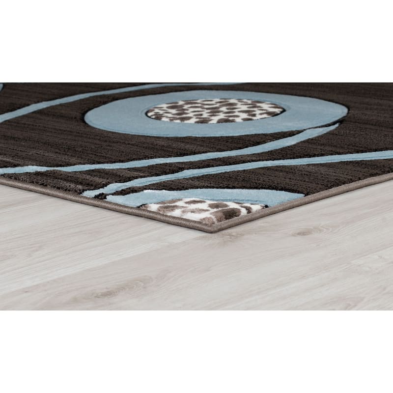 Orelsi Collection Abstract Area Rug