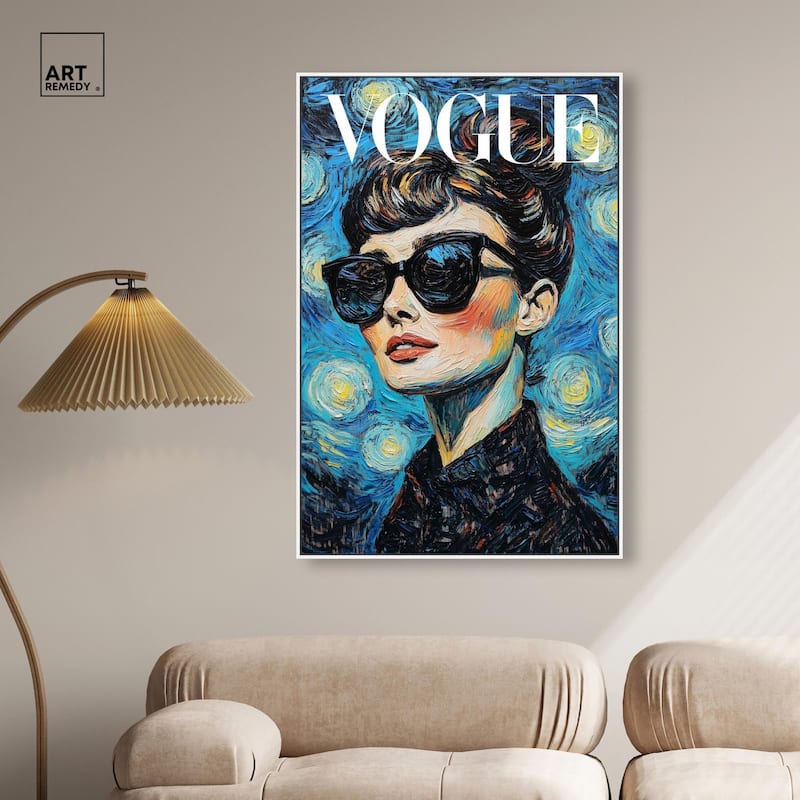 Starry Night Icon Canvas by Art Remedy