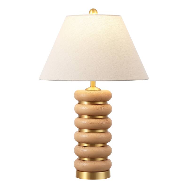 SAFAVIEH Selene 25-inch Resin & Metal Table Lamp (LED Bulb Included) - 16"W x 16"D x 25"H