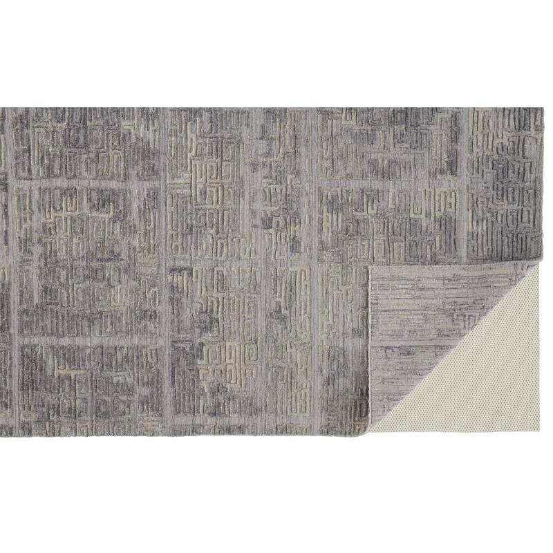 Grand Bazaar Huntley Hand Woven Abstract Modern Area Rug