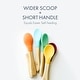 preview thumbnail 5 of 4, Baby Spoons Regular Scoop Bamboo and Silicone Assorted with Blue or Pink Spoon
