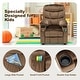 preview thumbnail 10 of 38, Gymax Kids Youth Recliner Chair Velvet Fabric w/Cup Holder & Side
