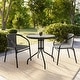 preview thumbnail 17 of 34, 3-piece Outdoor Table/Chair Set - 28.75"W x 28.75"D x 28"H