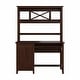 preview thumbnail 4 of 46, Key West 48W Small Computer Desk with Hutch by Bush Furniture