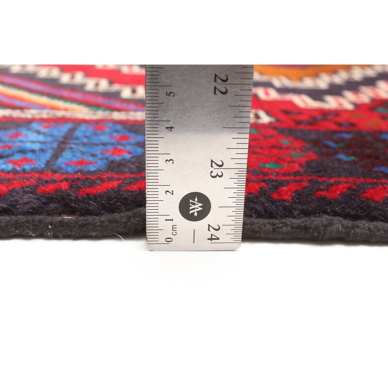 ECARPETGALLERY Hand-knotted Teimani Red Wool Rug - 2'9 x 5'1