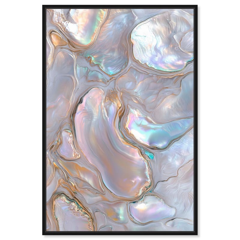 Fluid Preciousness III Canvas by Art Remedy - Black - 30" x 45"