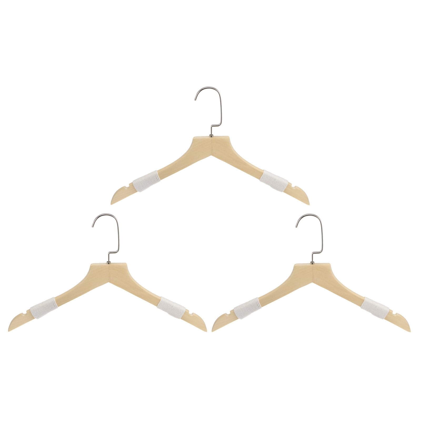 DesignStyles Clear Acrylic Clothes Hangers - 10 Pk - Bed Bath