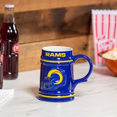 Los Angeles Rams 24 oz Ceramic Stein Mug