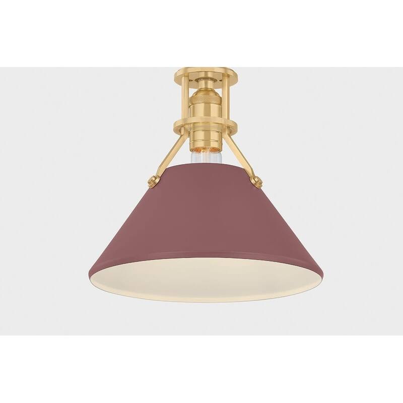 Hudson Valley Lighting Painted No.2 10" Wide Mini Pendant