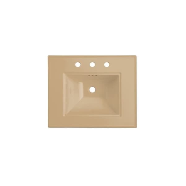 Kohler K-2345-1 Memoirs Stately 24-1/2" Fireclay Pedestal Bathroom Sink with 1 Hole Drilled and Overflow