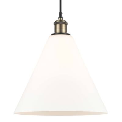 Innovations Lighting 516-1P-15-12 Berkshire Pendant Berkshire 12" Wide