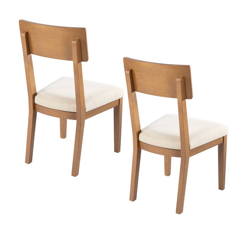 SEI Furniture Hepner Natural Wood Dining Chairs (Set of 2)