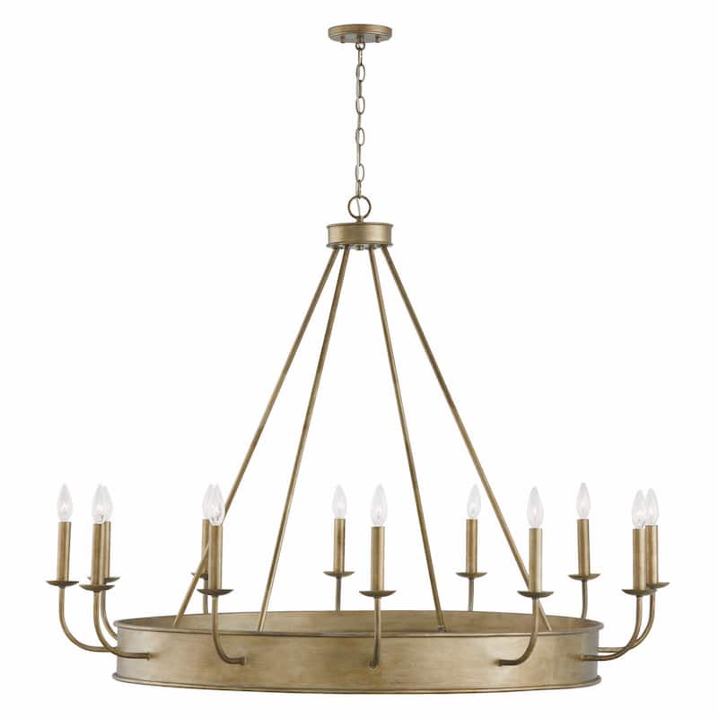 Nole 12-light Mystic Luster Hanging Chandelier