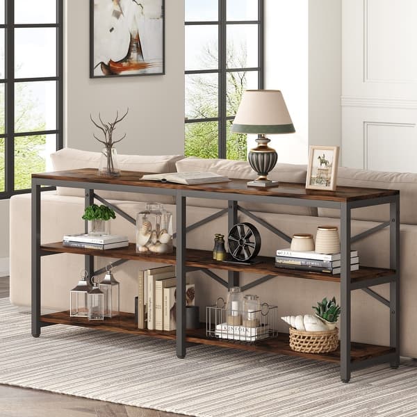 30-Inch Extra Deep Mailroom Table with 2 Lower Shelves