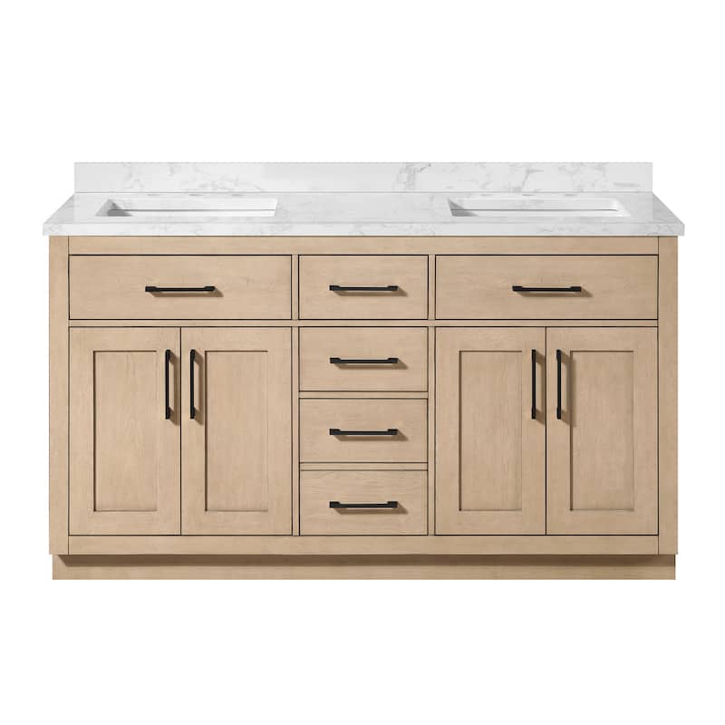 Athea Bathroom Vanity with White Engineered Marble Top