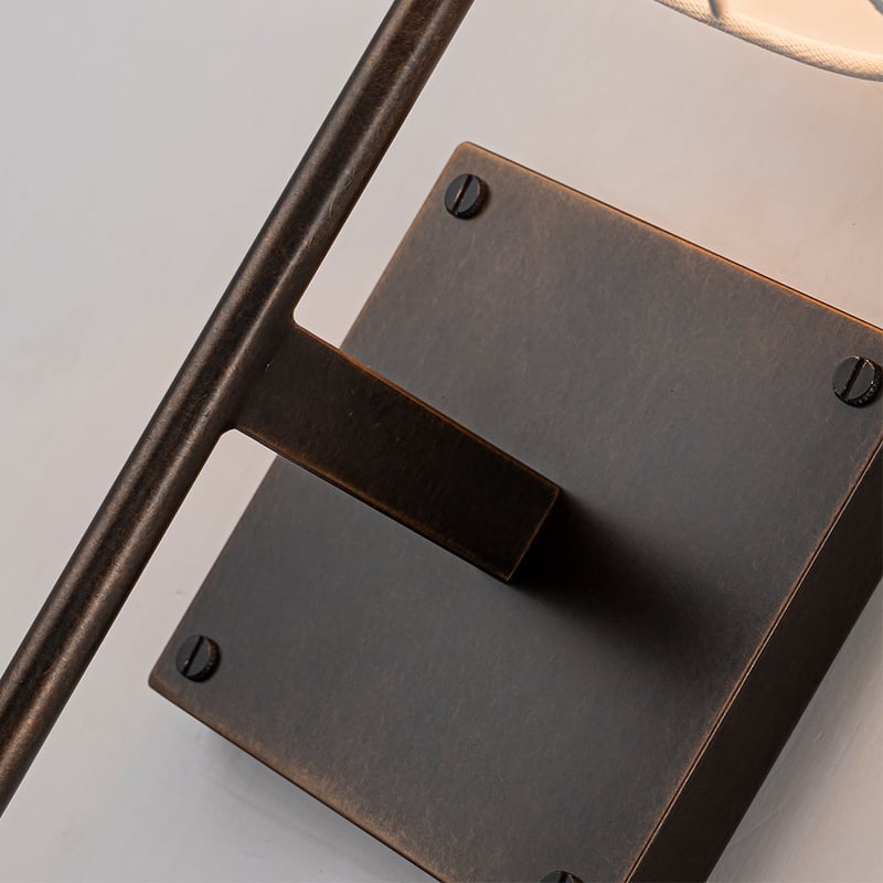 Modern Bronze 1-Light Fabric Shade Wall Sconces Farmhouse White Linen Tapered Shade Sconce For Bathroom Mirror Hallway