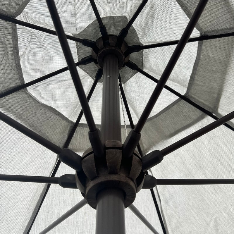 Tropishade 9' Market Umbrella with Sunbrella Spotlight Ash 15000-03
