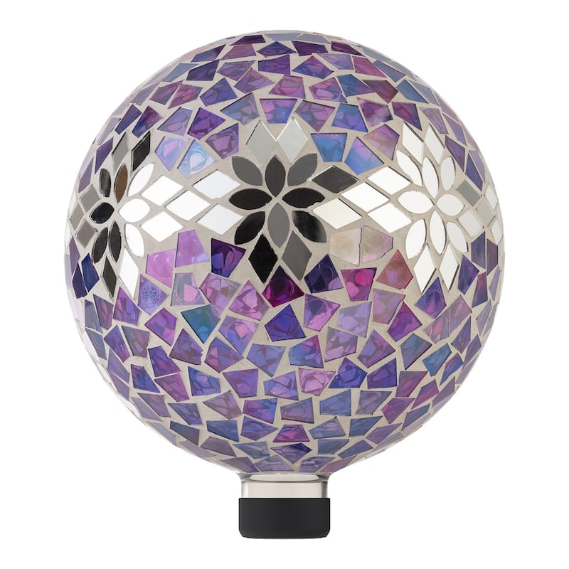 10 Inch Gazing Globe Shinning Purple