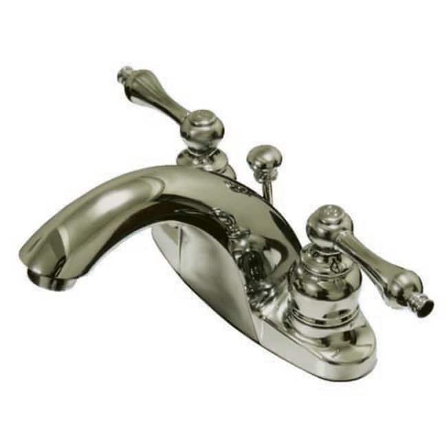 Kingston Brass English Country Centerset Bathroom Faucet with Pop-Up