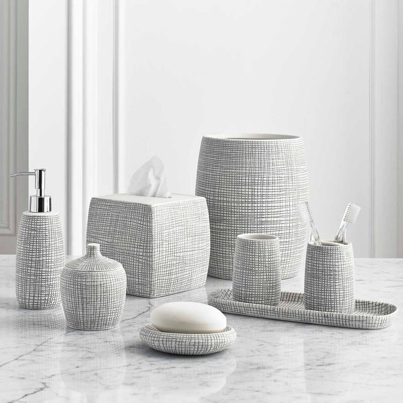 Kassatex Raffia Bath Accessory collection