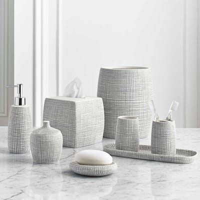 Kassatex Raffia Bath Accessory collection