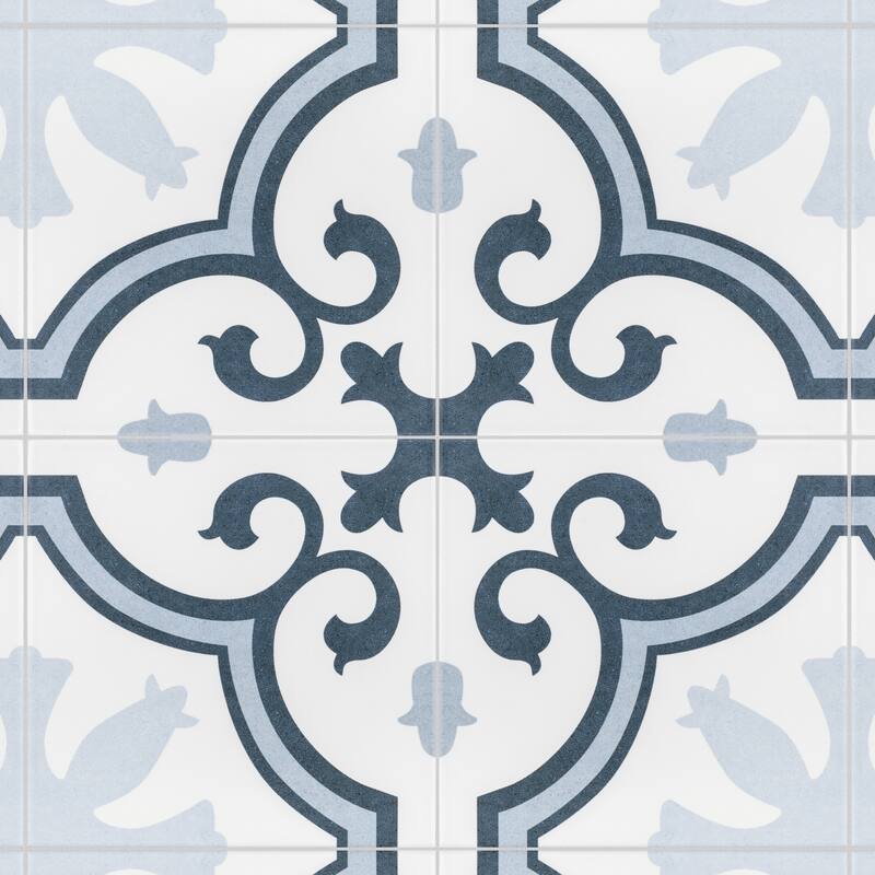 Merola Tile Lacour Artic 9-3/4" x 9-3/4" Porcelain Floor and Wall Tile