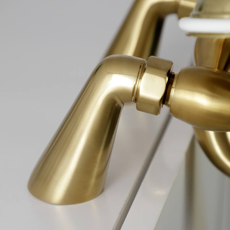 Kingston Brass Deck Mount Clawfoot Tub Faucet with Hand Shower