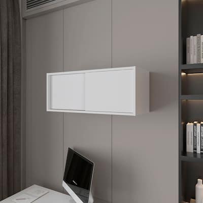 Anegam Floating Cabinet with Sliding Door