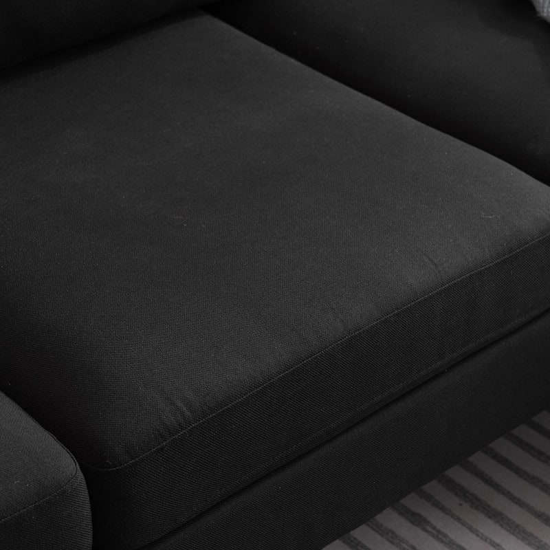 110" Wide Sectional Sofa L-Shape Upholstered Couch