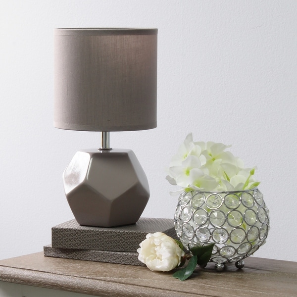 Mini table top lamp with shade