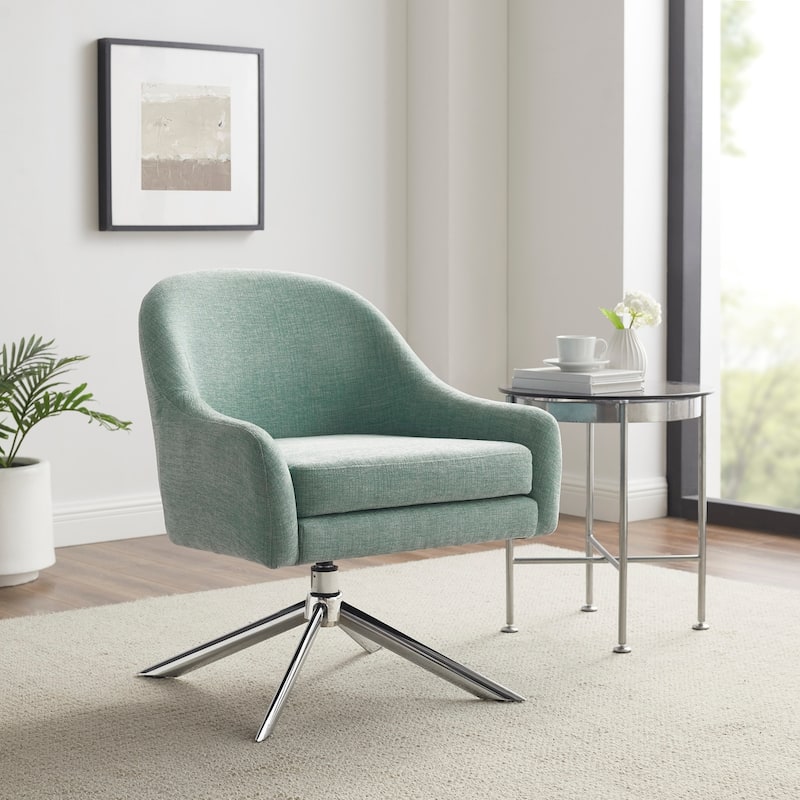 Paxton Swivel Accent Chair - Seafoam Green