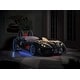 preview thumbnail 2 of 6, Modern Novelty Style Twin Size Bed Race Car Design Attached Two Magnetic Doors With Led Lights On Wheels