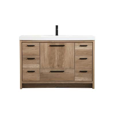 Elegant Lighting VF46048 Wyatt 48" Free Standing Single Basin Vanity