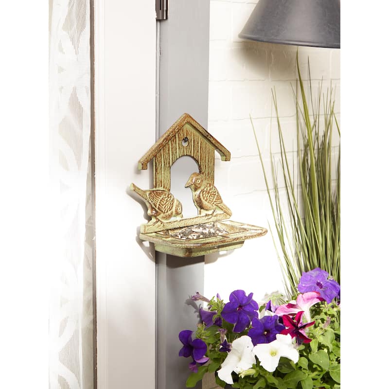 Sunflower Cast Iron Bird Feeder