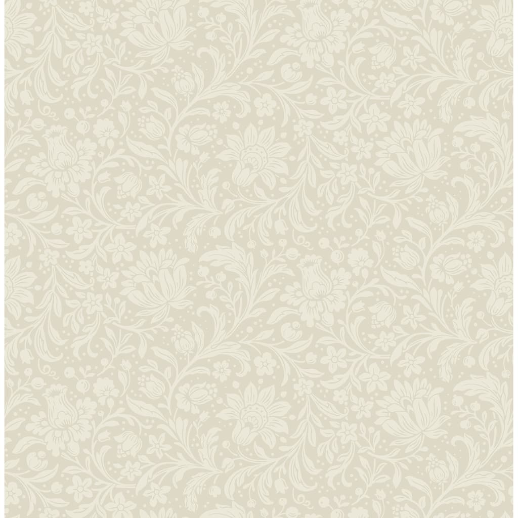 Chris Loves Julia x A-Street Prints Hague Ivory Floral Trail Wallpaper