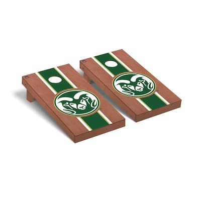 Colorado State Rams Rosewood Cornhole Board Set