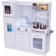 preview thumbnail 7 of 9, Lil' Jumbl Kids Kitchen Set, Toddler Pretend Wooden Kitchen Playset White