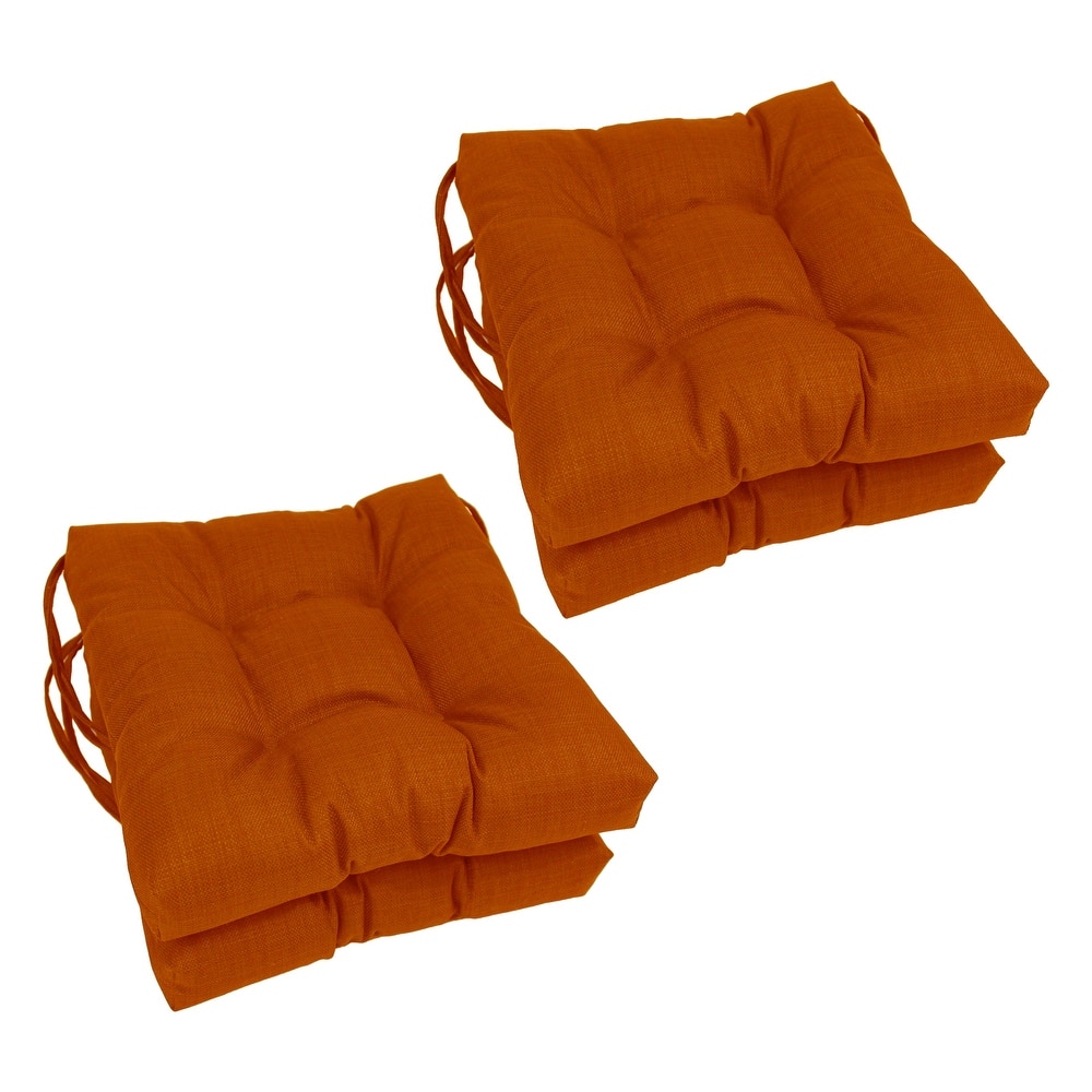 16-inch Square Indoor/Outdoor Chair Cushions (Set of 4) - 16 x 16