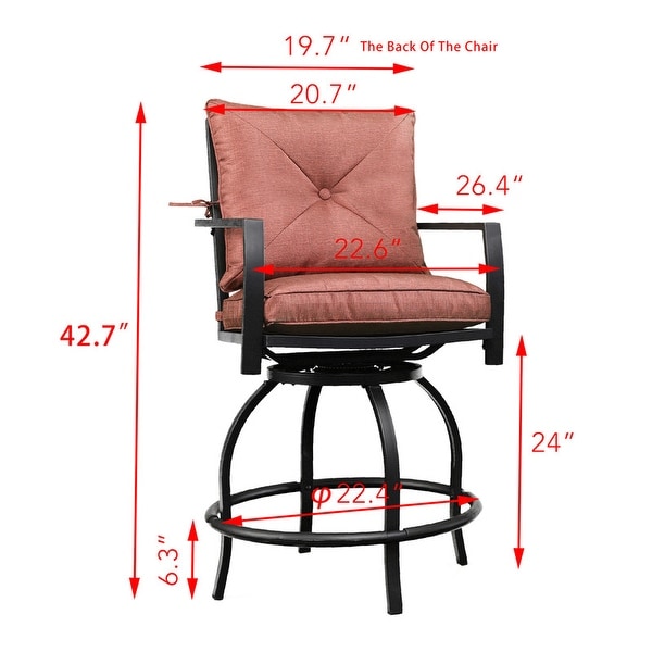 Patio festival on sale swivel chairs