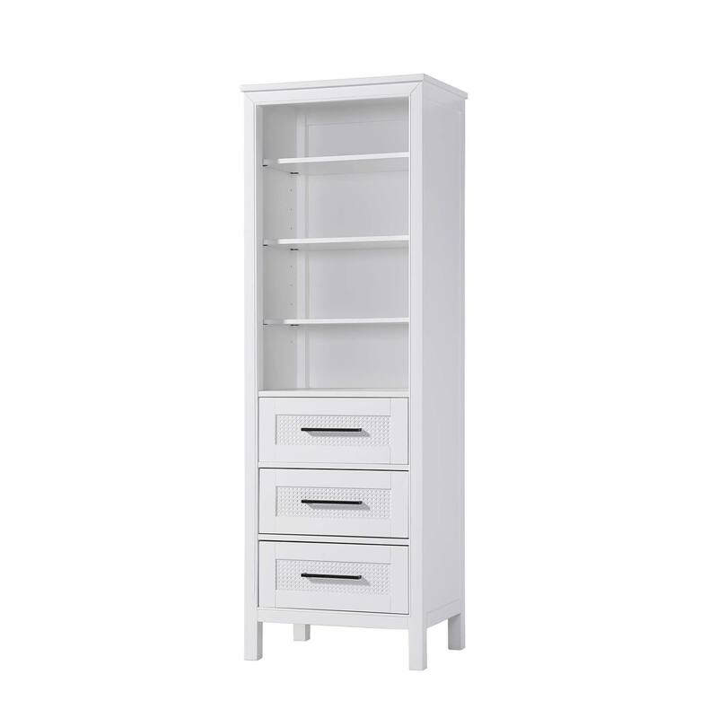 Winslow 16-28 Inch Open Shelving Bath Storage Cabinet