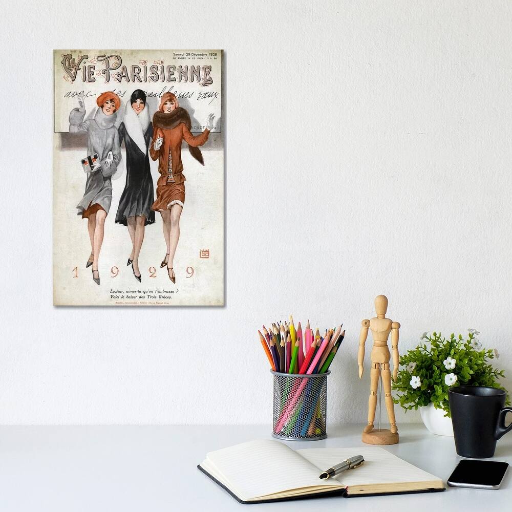 iCanvas "1928 La Vie Parisienne Magazine Cover" by The Advertising Archives Canvas Print