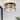 3-Light Modern Farmhouse Black Drum Flush Mount Ceiling Light with Glass Shade - D 12" x H 6"