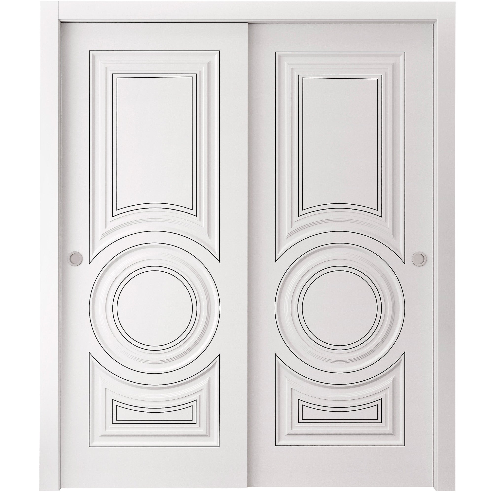 SartoDoors | Bedroom Door Interior Door | Solid Wood | Hardware Set | 36x80, White Bathroom Door Pantry Door Closet Door