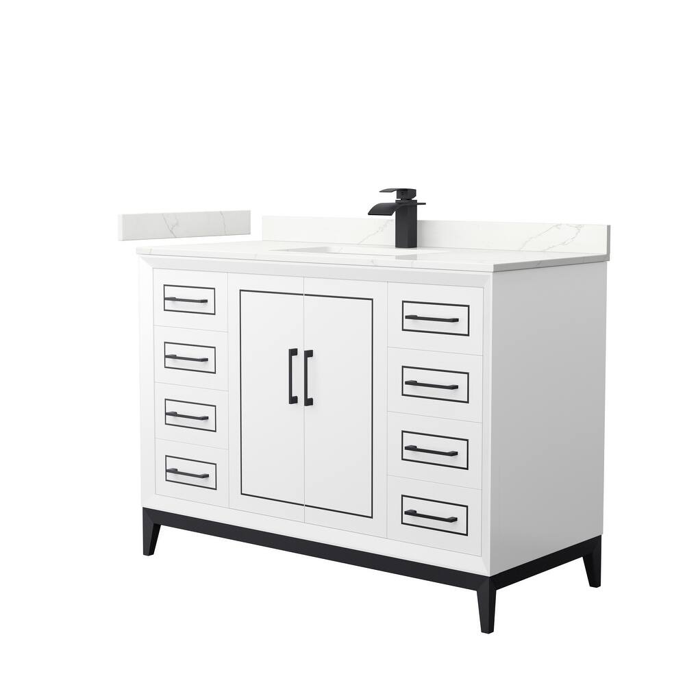 Marlena 48-inch Single Vanity, Quartz Top