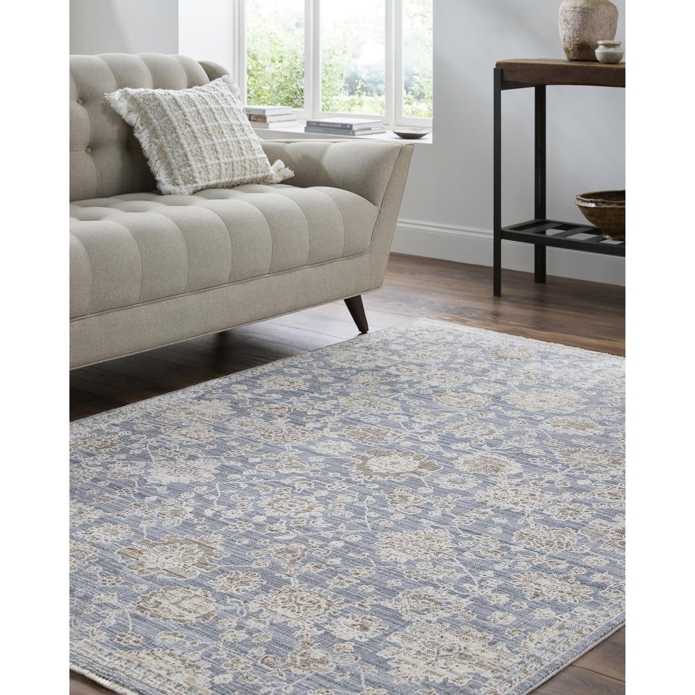 Livabliss Mansfield Traditional Medallion Area Rug