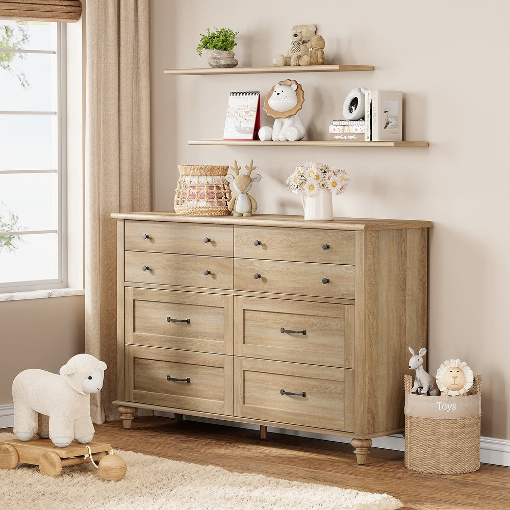 Kids Dresser with 7/8 Drawers for Bedroom, Wide Dresser for Kids Room