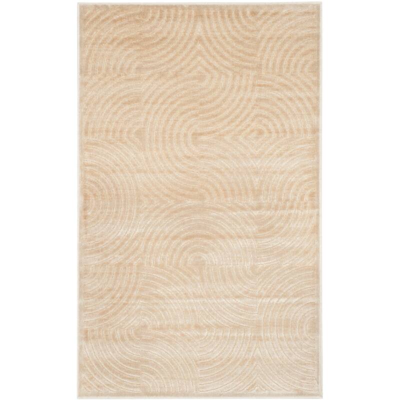 SAFAVIEH Paradise Geralda Modern Viscose Rug - 2'7" x 4' - Stone - Rectangle